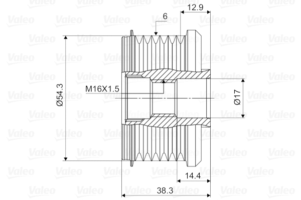 Alternator Freewheel Clutch