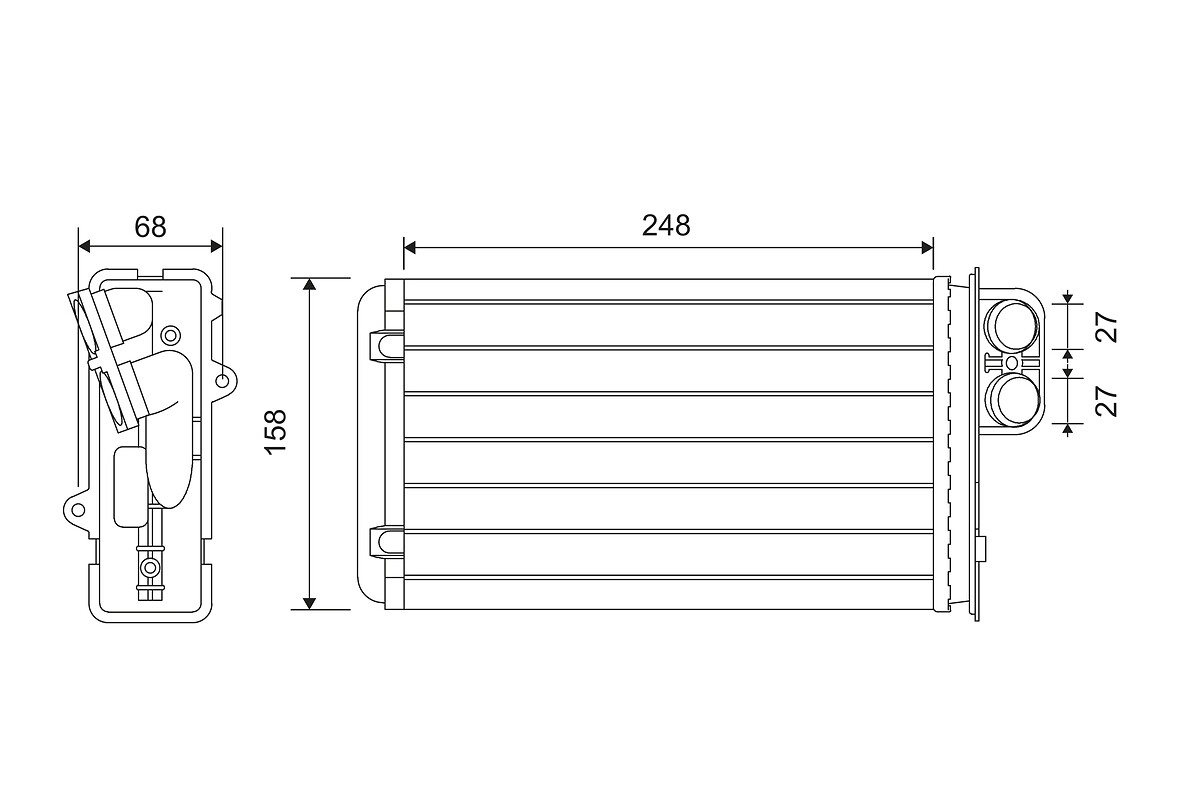 Heat Exchanger, interior heating (812161)