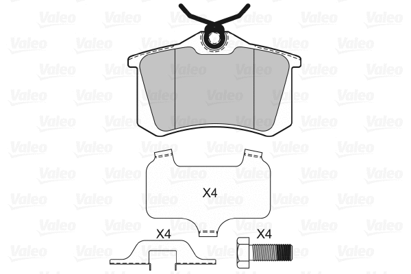 Brake Pad Set, disc brake (601463)