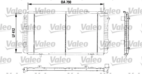 Radiator, engine cooling (730996)