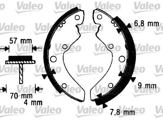 Brake Shoe Set (562986)