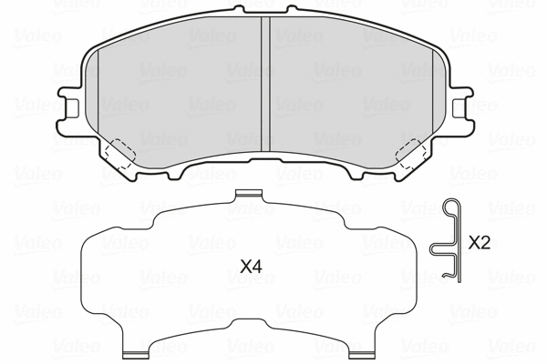 Brake Pad Set, disc brake (601733)