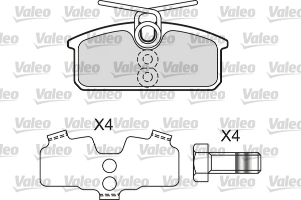 Brake Pad Set, disc brake (601662)