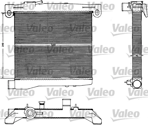 Radiator, engine cooling (883428)