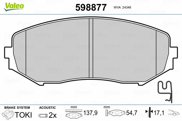 Brake Pad Set, disc brake