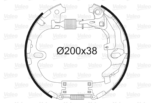 Brake Shoe Set (554880)