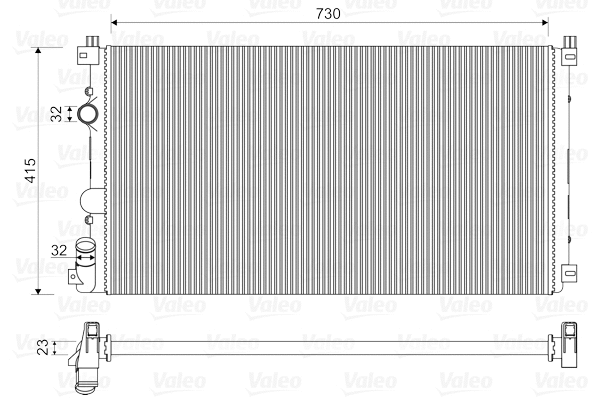 Radiator, engine cooling (732917)