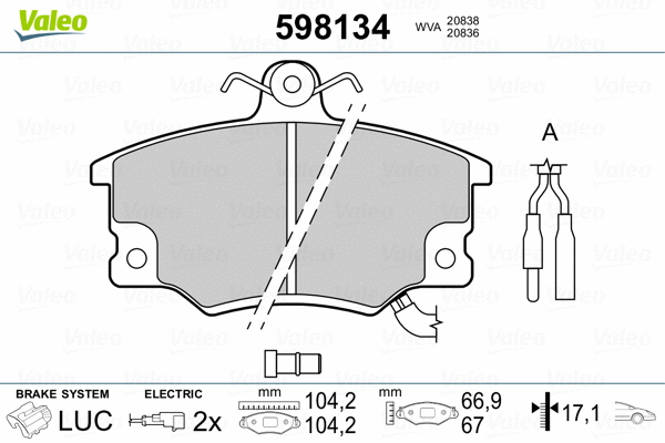 Brake Pad Set, disc brake