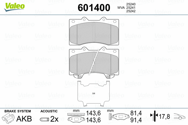 Brake Pad Set, disc brake