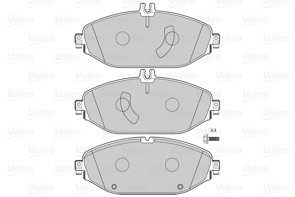 Brake Pad Set, disc brake (601505)