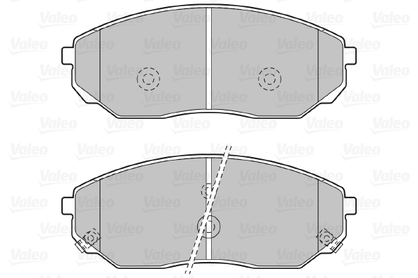 Brake Pad Set, disc brake (598654)