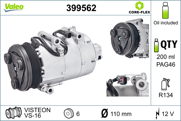 Compressor, air conditioning (399562)