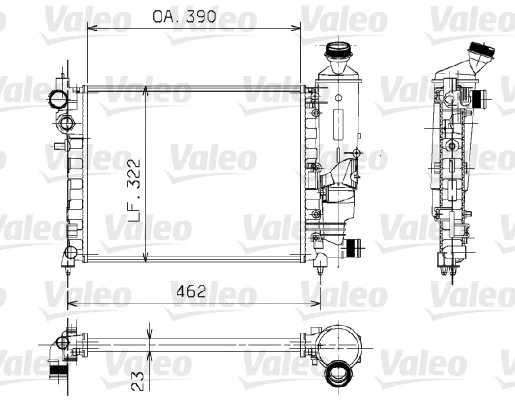 Radiator, engine cooling (730372)
