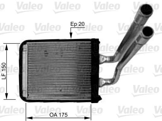 Heat Exchanger, interior heating (812436)