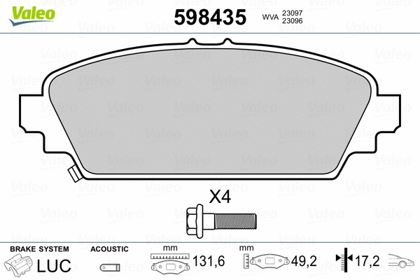 Brake Pad Set, disc brake