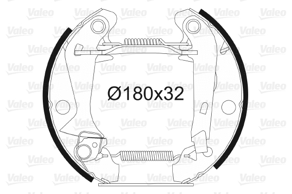 Brake Shoe Set (554501)
