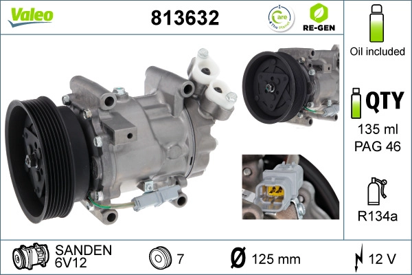 Compressor, air conditioning (813632)