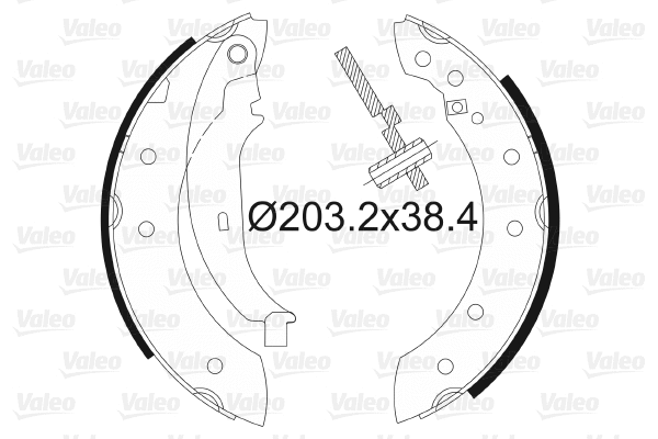 Brake Shoe Set (562581)