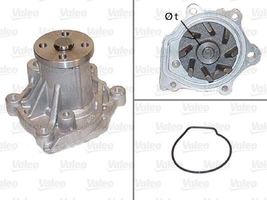 Water Pump, engine cooling (506425)