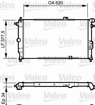 Radiator, engine cooling (731174)