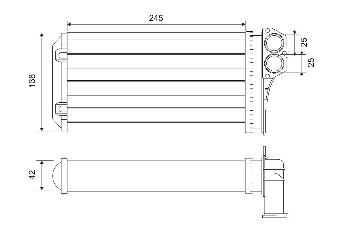 Heat Exchanger, interior heating (812221)
