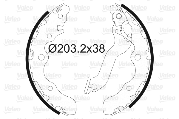 Brake Shoe Set (564161)