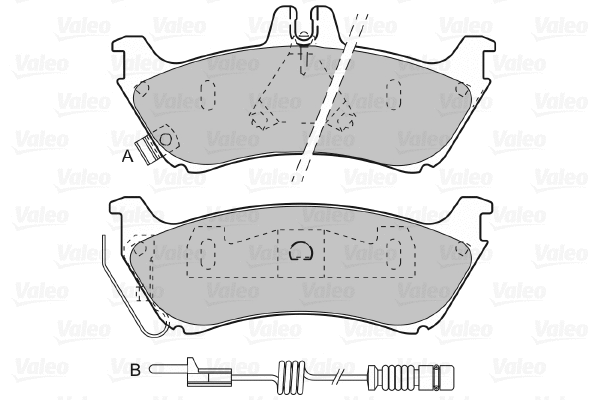 Brake Pad Set, disc brake (598443)