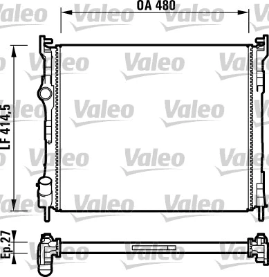 Radiator, engine cooling (732737)