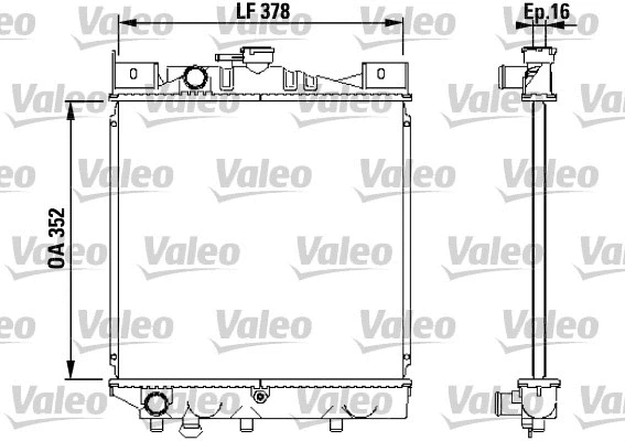 Radiator, engine cooling (730456)
