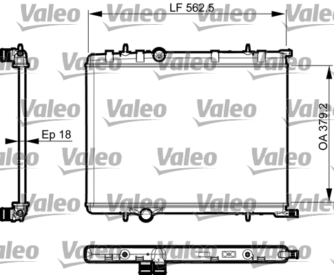 Radiator, engine cooling (735496)