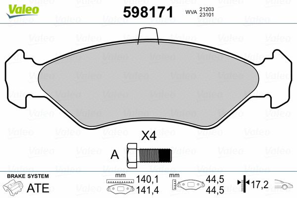 Brake Pad Set, disc brake