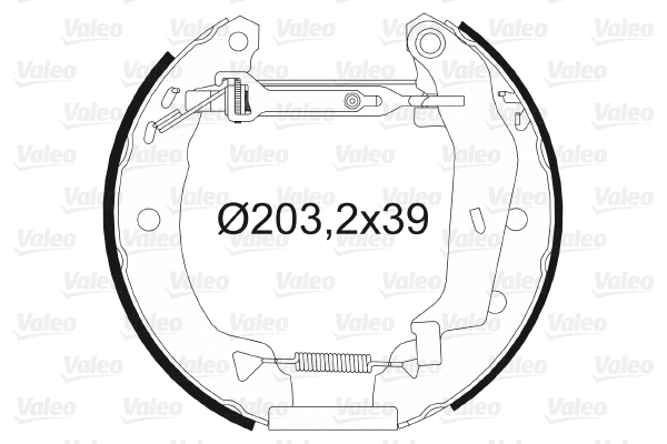 Brake Shoe Set (554663)