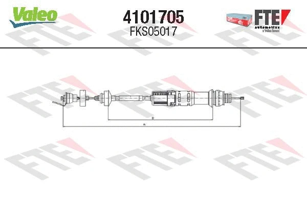 Cable Pull, clutch control (4101705)