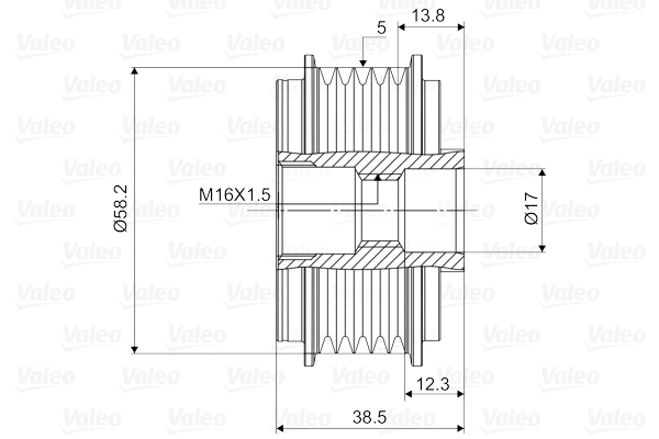 Alternator Freewheel Clutch