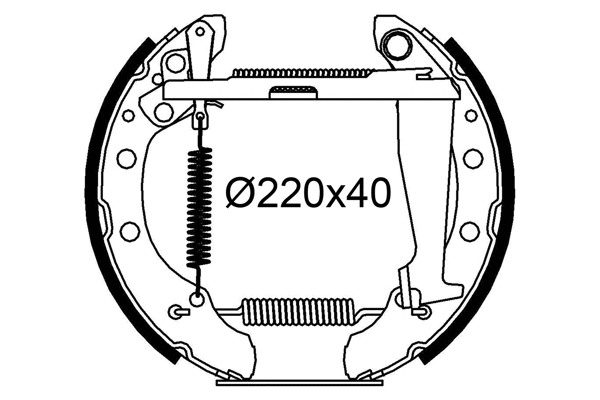 Brake Shoe Set (554978)