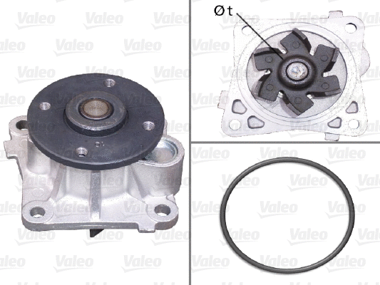 Water Pump, engine cooling (506962)