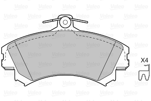 Brake Pad Set, disc brake (598318)