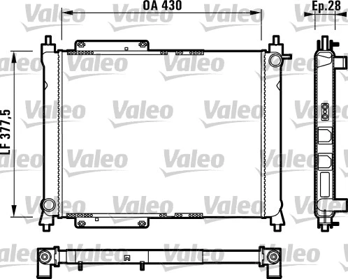 Radiator, engine cooling (732758)
