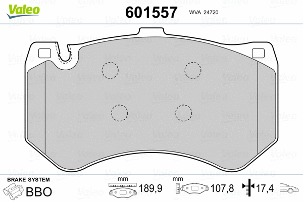 Brake Pad Set, disc brake