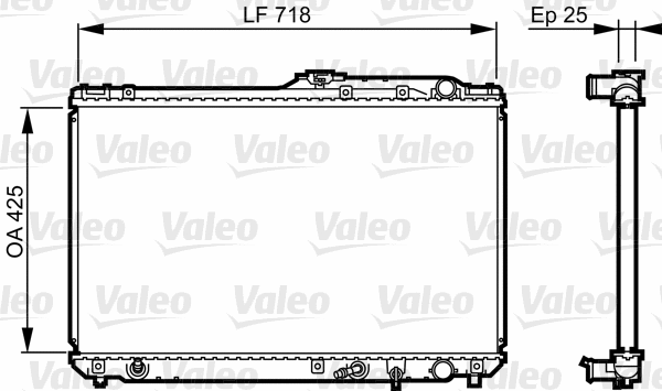 Radiator, engine cooling (731684)
