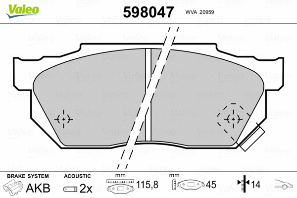 Brake Pad Set, disc brake