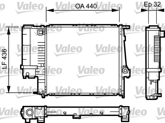 Radiator, engine cooling (731511)