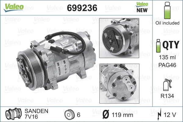 Compressor, air conditioning