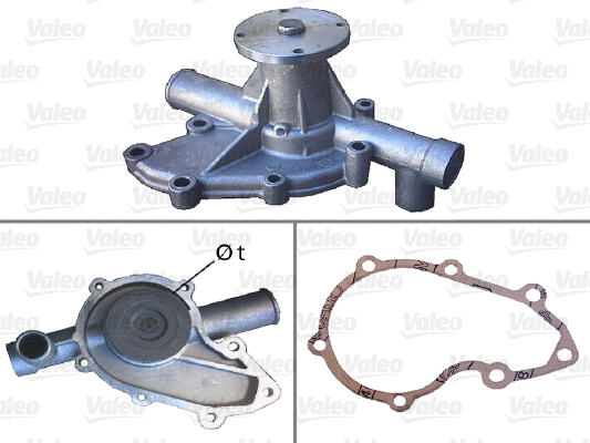Water Pump, engine cooling (506069)