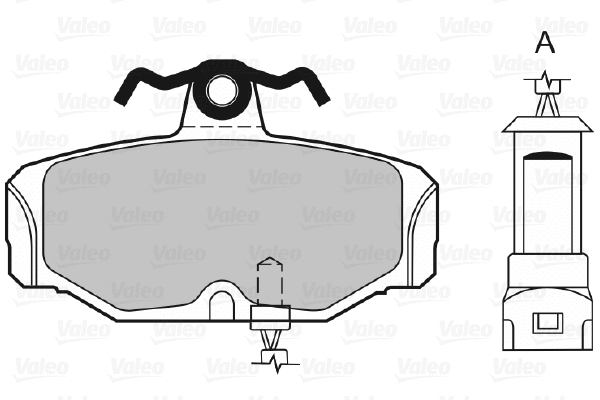 Brake Pad Set, disc brake (598121)