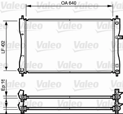 Radiator, engine cooling (735056)