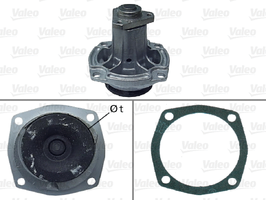 Water Pump, engine cooling (506036)