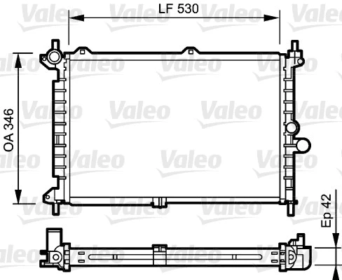 Radiator, engine cooling (734242)