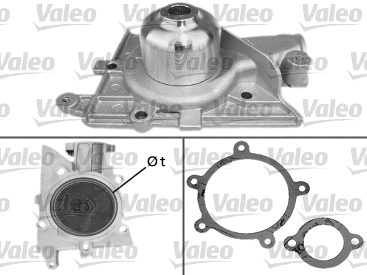 Water Pump, engine cooling (506256)