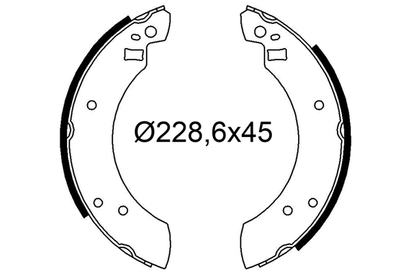 Brake Shoe Set (564327)